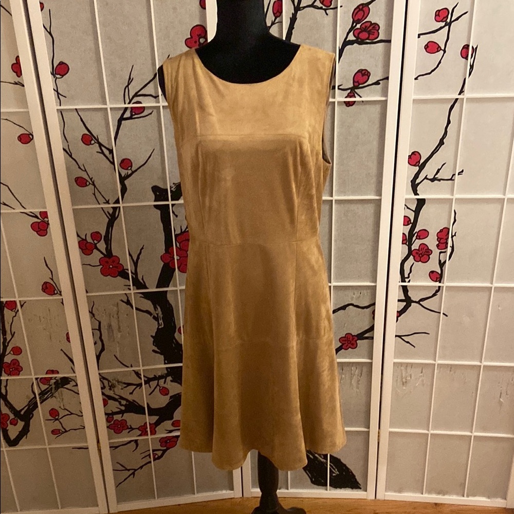 Alfani Tan Midi Dress